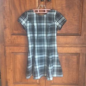 LF Black and White Plaid Dress size small